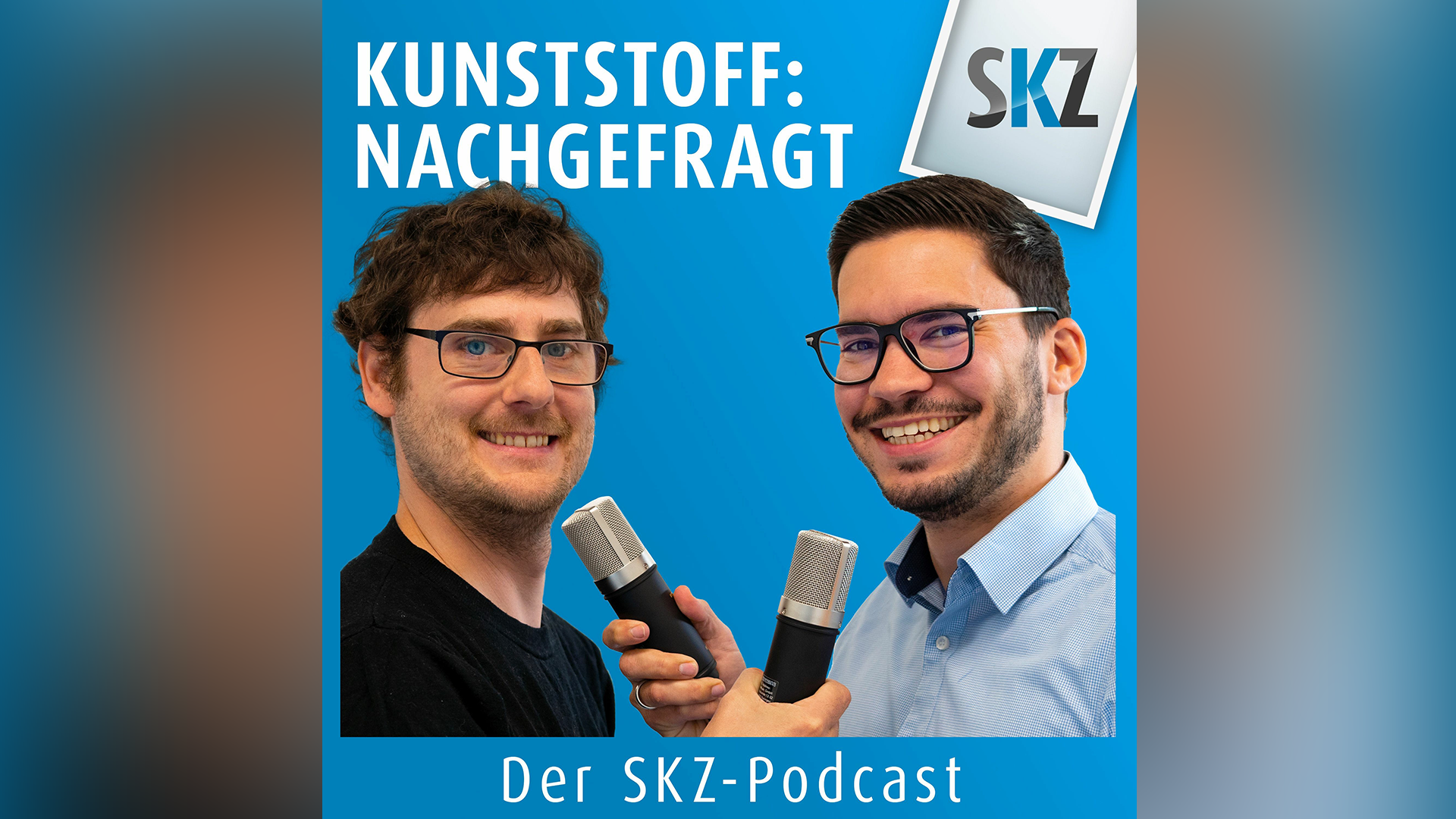 Cover des Podcasts Kunststoff: nachgefragt. Der SKZ-Podcast, unter anderem zum Thema Digitalisierung.