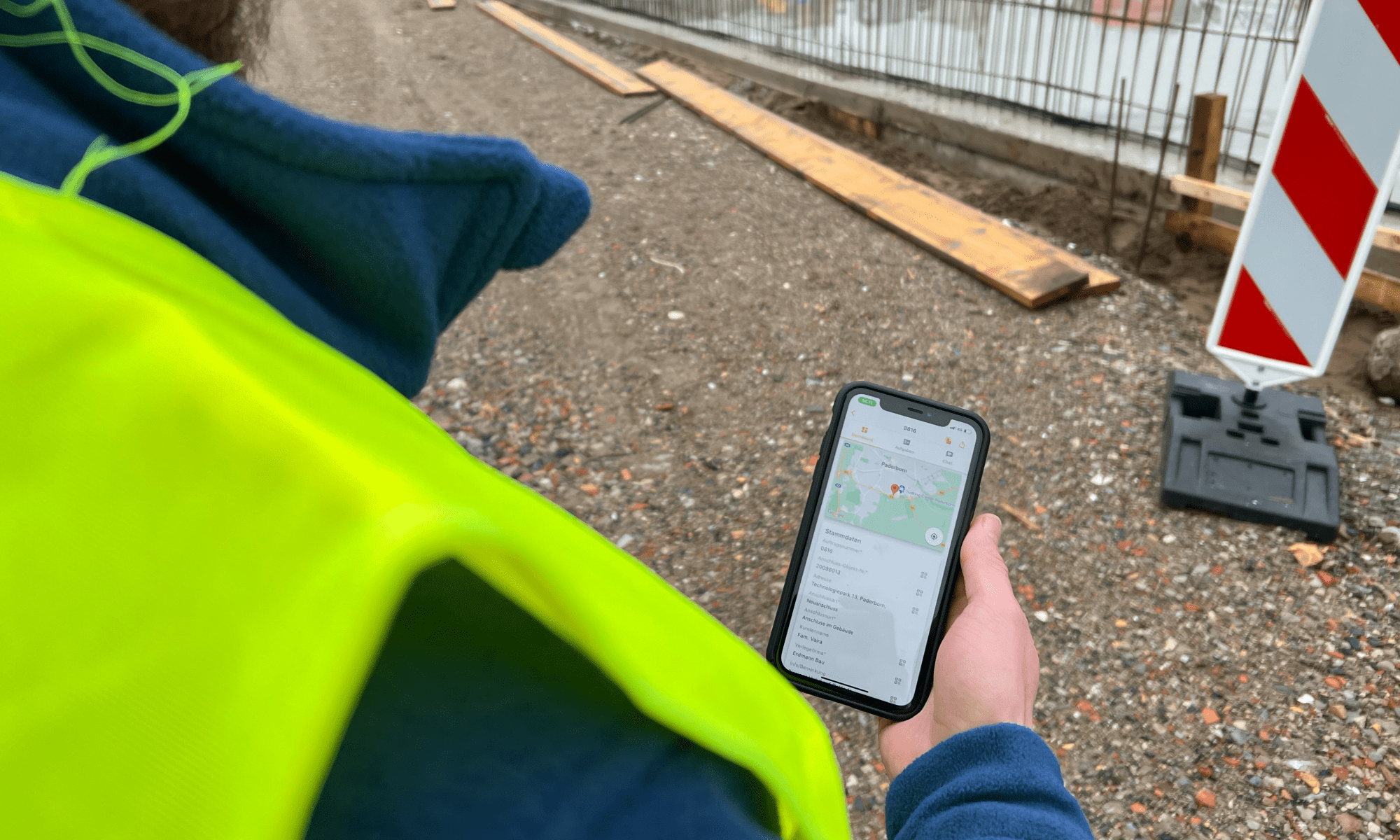 Vaira im Einsatz auf einer Baustelle. Symbolbild zum Interview mit Torsten Mantei (RTN).