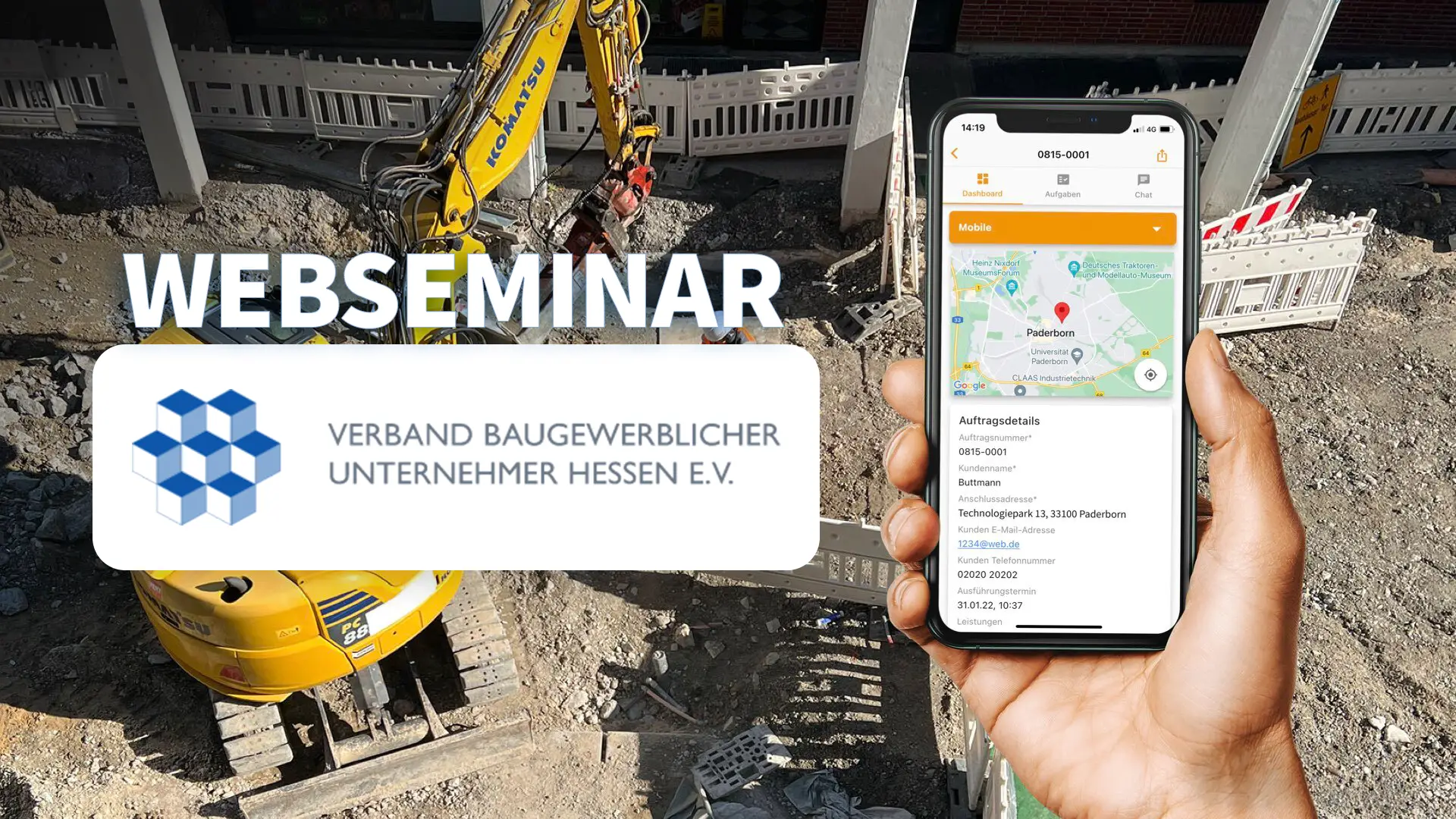 Titelbild zum Webseminar Verband Baugewerblicher Unternehmer Hessen e.V. Die Zukunft der Baubranche