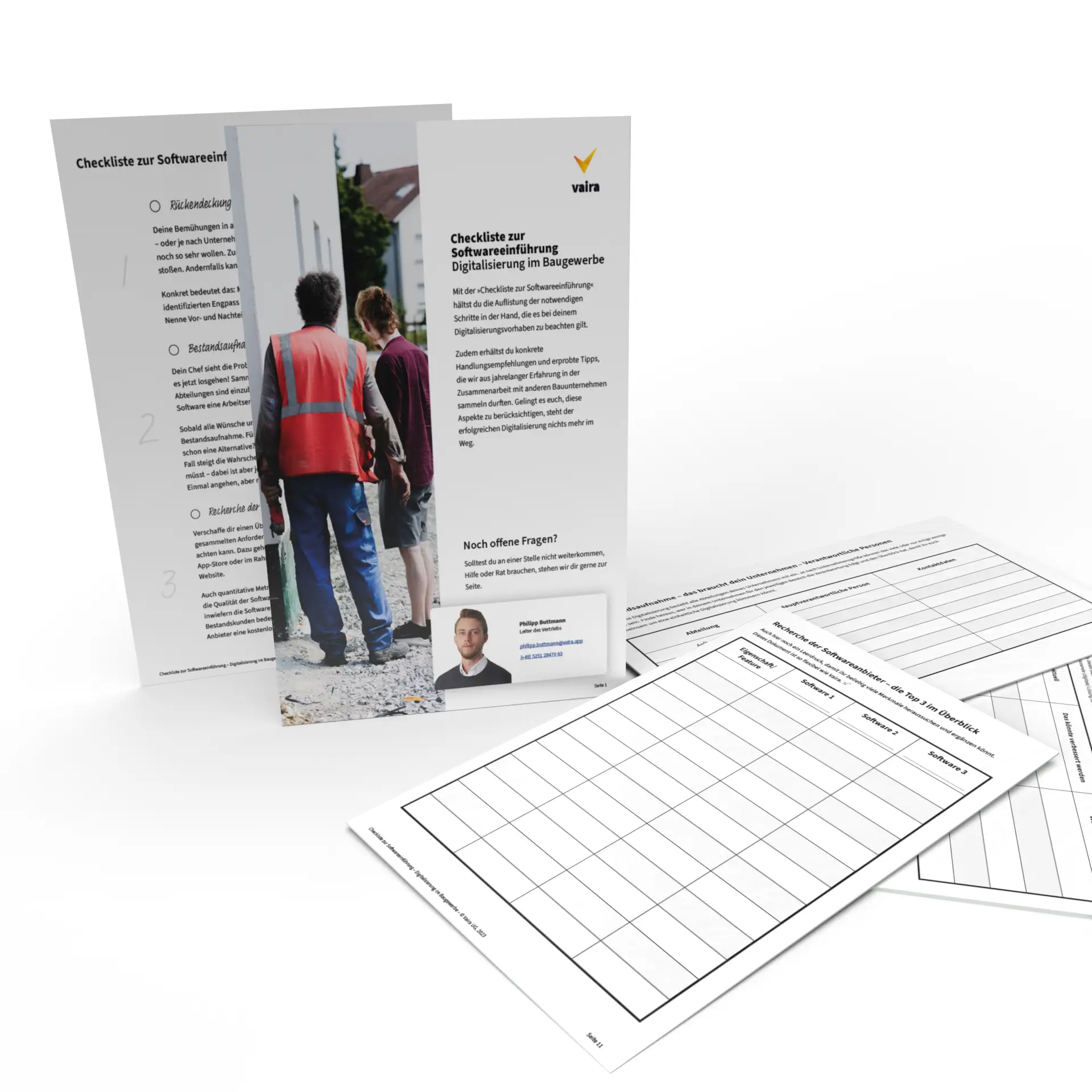 3D-Modell: Checkliste zur Softwareeinführung – Digitalisierung im Baugewerbe.