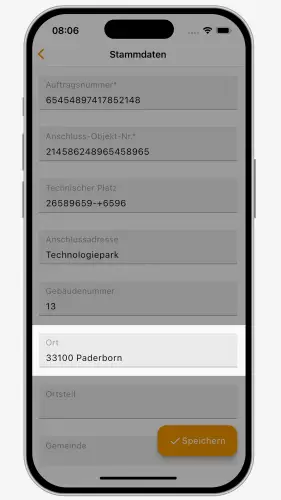 Ein hervorgehobenes Textfeld in der Vaira App.