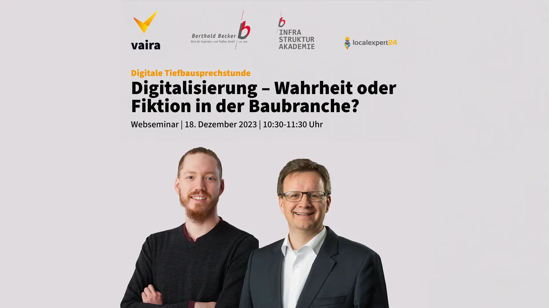 Max Erdmann von Vaira und Markus Becker von localexpert24.