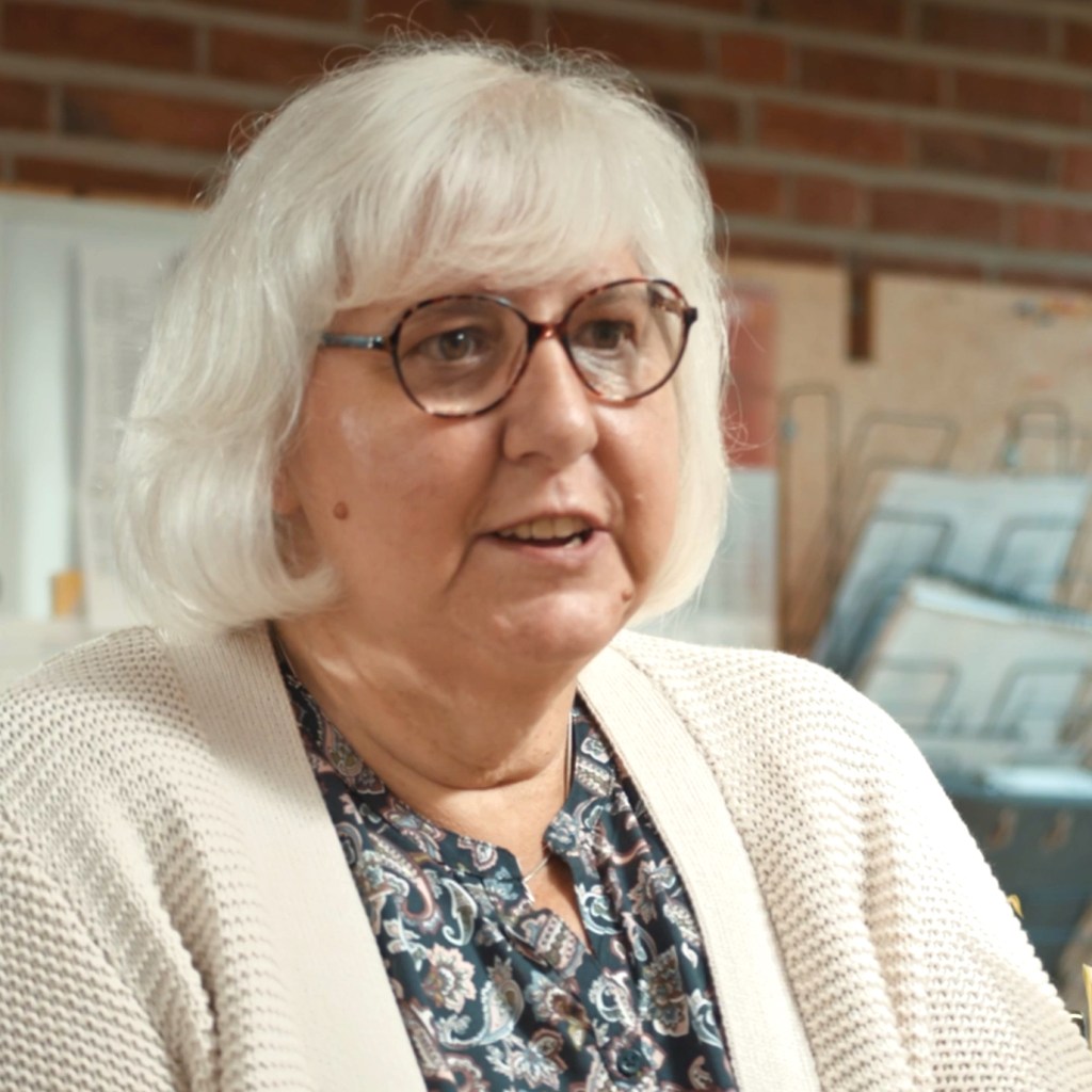 Screenshot aus dem Interview mit Gerlinde Röhr von der Hermann Tönjes GmbH.